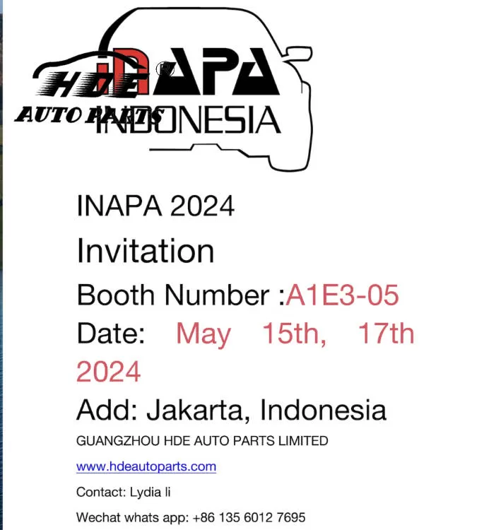 INAPA 2024 AUTO PARTS FAIR