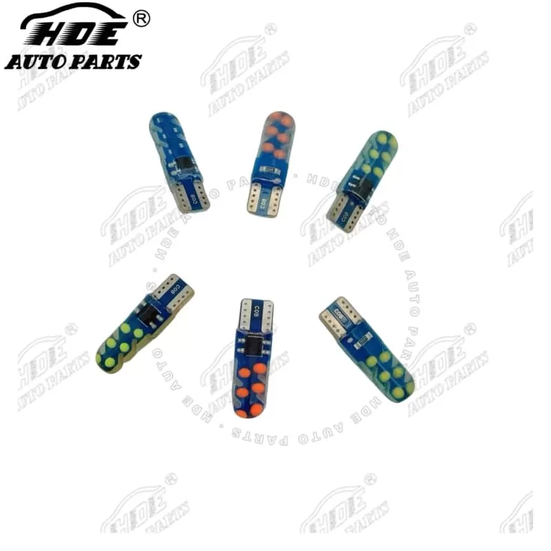 Car LED Bulb Flash Auto LED Interior Reading Indicator Lights Bulbs Multi-Color Silica