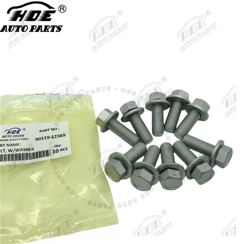 90119-12369 Hub Bolt W/ Washer for Toyota 4Runner FJ Cruiser